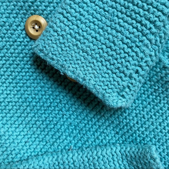 Mini Boden 3/4 girls critter sweater coat - Picture 6 of 8